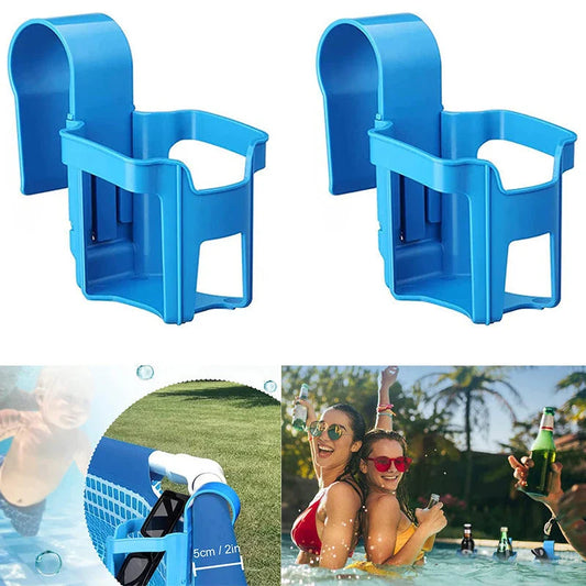 Hands-Free Poolside Drink Holder: Secure your refreshments while relaxing by the pool