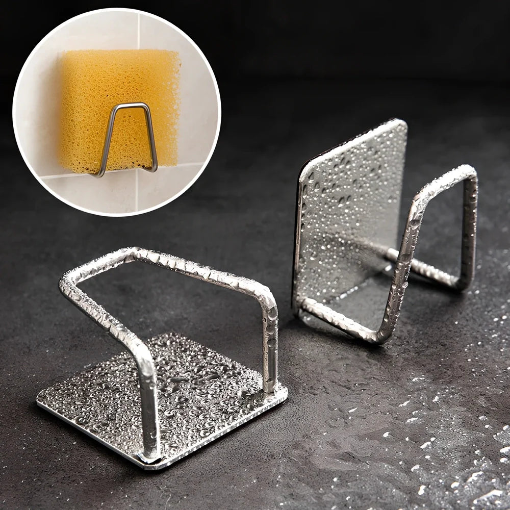 304 stainless steel sponge drain rack measuring 5.5x3.4cm with drainage channels