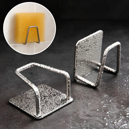 304 stainless steel sponge drain rack measuring 5.5x3.4cm with drainage channels