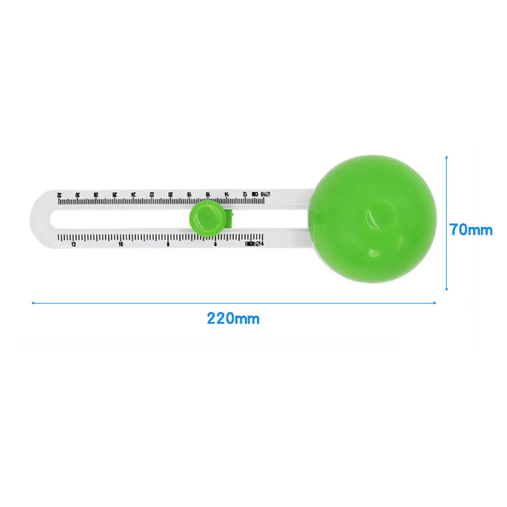 Orange plastic round paper cutter with rotating blade for A3 documents and juvenile use