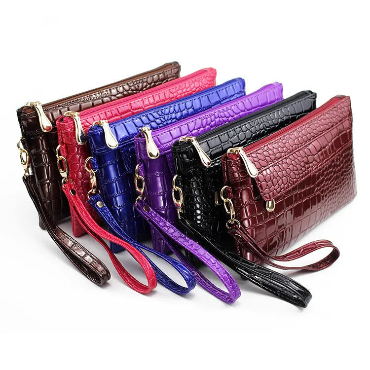 Women's black soft PU leather messenger bag with shoulder strap and square design