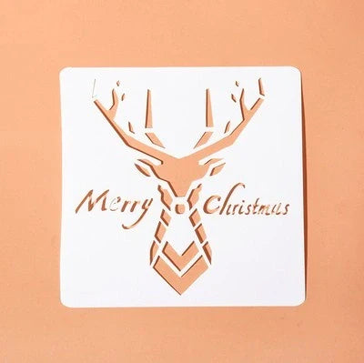 DIY Christmas Hand Tent Album Template Set for festive crafting projects