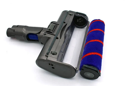 Dyson vacuum replacement soft velvet electric floor brush head measuring 260mm by 110mm