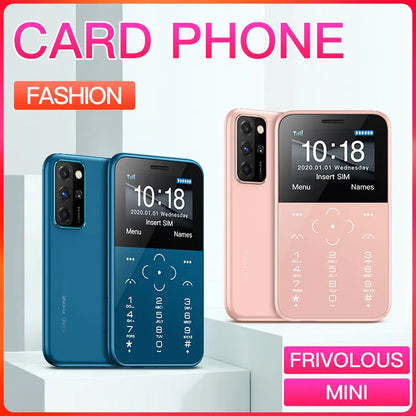 SOYES mini phone with 1.54-inch display, dual Nano SIM, 400mAh battery, shown in black