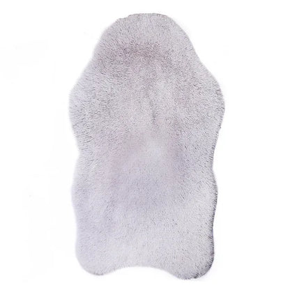 Beige plush dog mat cushion bed for large dogs, showing soft fabric texture and raised height.