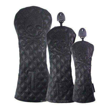 Golf waterproof protective cover for wooden poles in black and white options