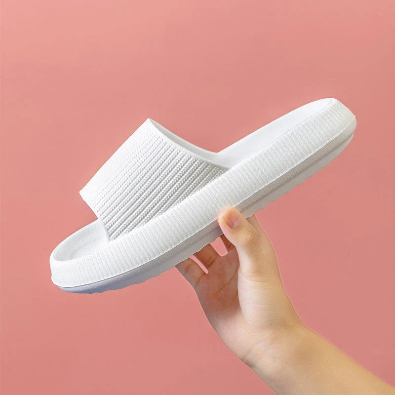 Stylish bathroom slippers with soft, cushioned EVA soles in a variety of vibrant colors