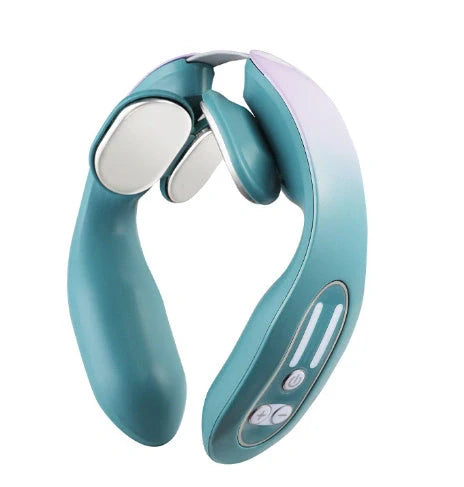 EMS Neck Acupoints Lymphvity Massager with heat function in space grey and gradient colours