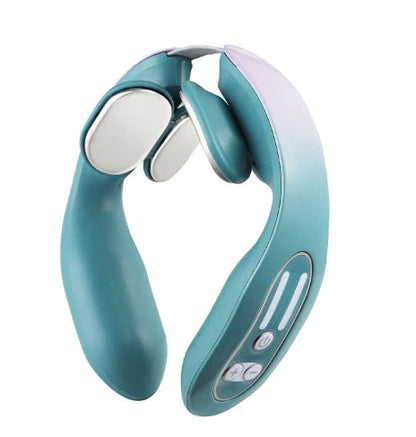 EMS Neck Acupoints Lymphvity Massager with heat function in space grey and gradient colours