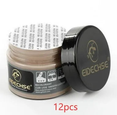 50ml leather repair cream colour restorer paste for car seats, sofas, shoes and wallets in multiple colours