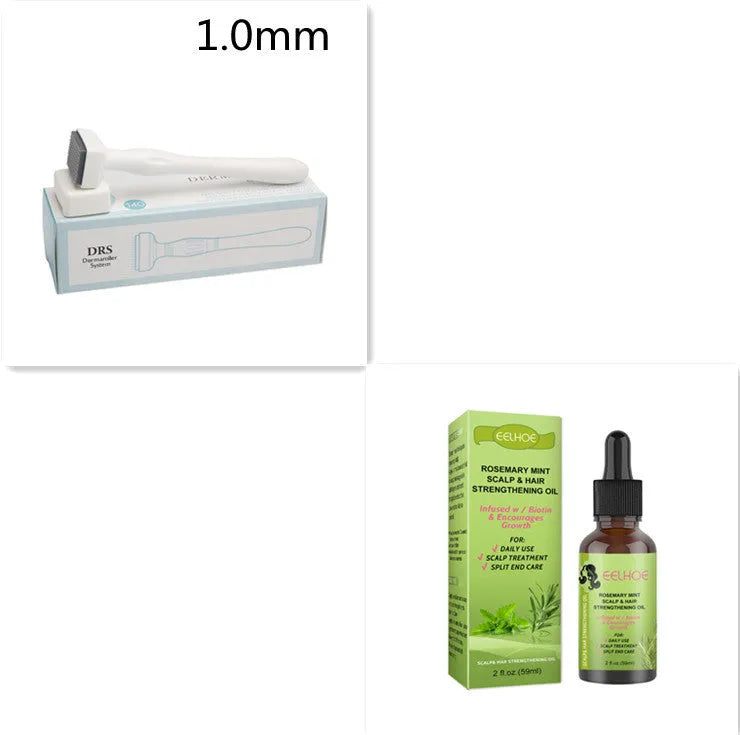 59ml rosemary mint hair growth fluid bottle with natural plant extract formula for scalp massage treatment