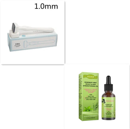 59ml rosemary mint hair growth fluid bottle with natural plant extract formula for scalp massage treatment