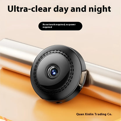 Wireless HD night vision monitor showing 360-degree panoramic coverage capability