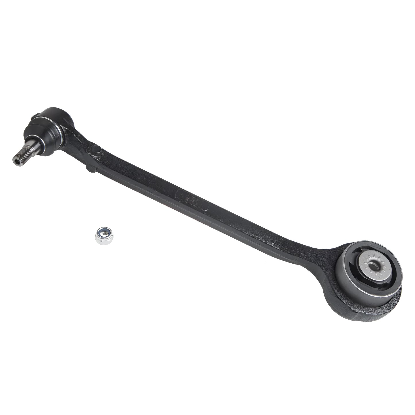 Black automotive control arm for Chrysler Dodge vehicle suspension replacement