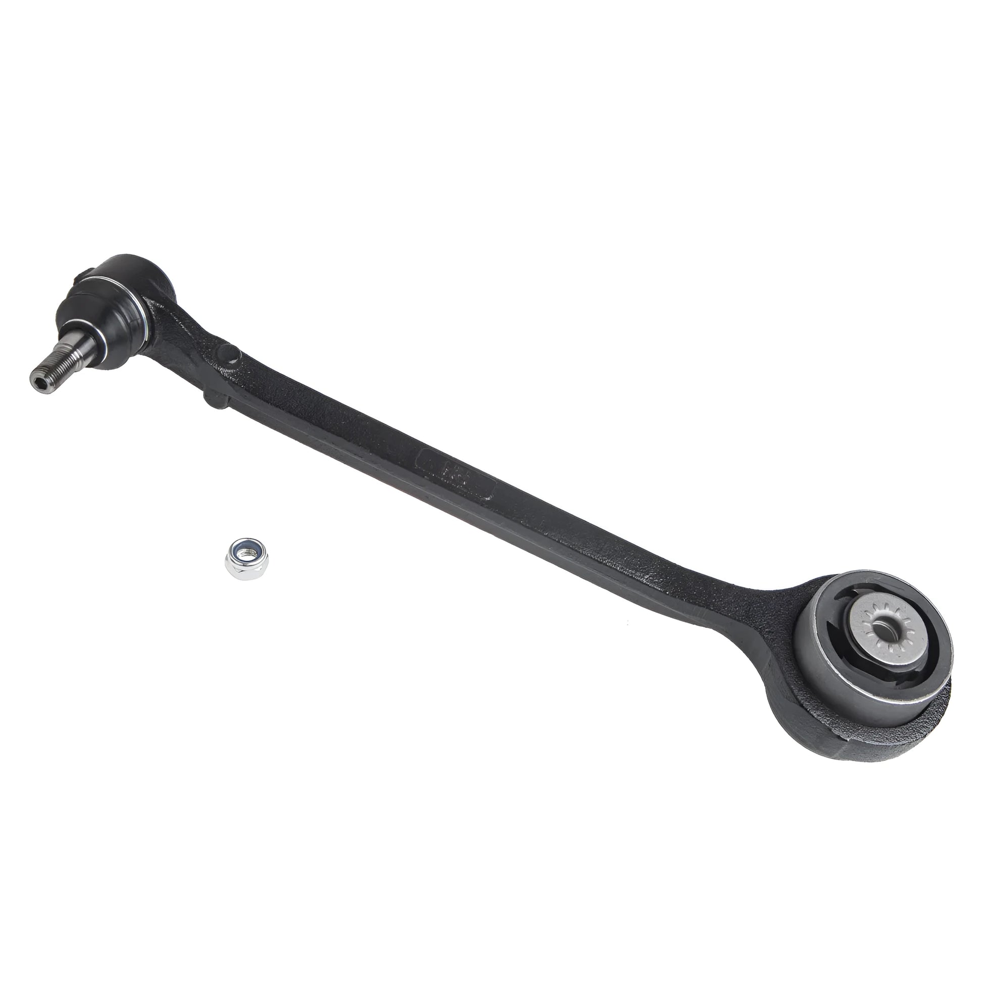 Black automotive control arm for Chrysler Dodge vehicle suspension replacement