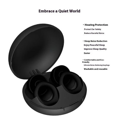 Silicone soundproof earplugs in five colour options with OPP packaging