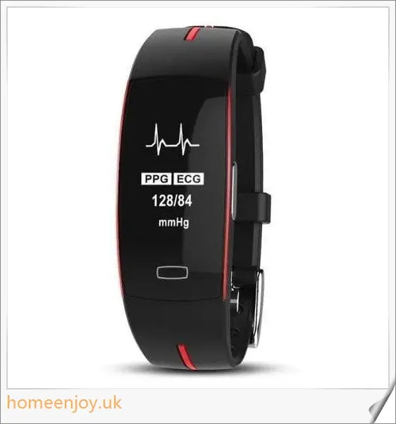 A modern, stylish blood pressure smart watch with heart rate monitoring capabilities