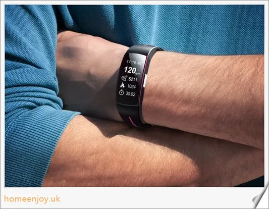 A modern, stylish blood pressure smart watch with heart rate monitoring capabilities
