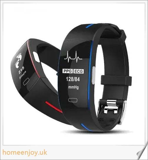 A modern, stylish blood pressure smart watch with heart rate monitoring capabilities