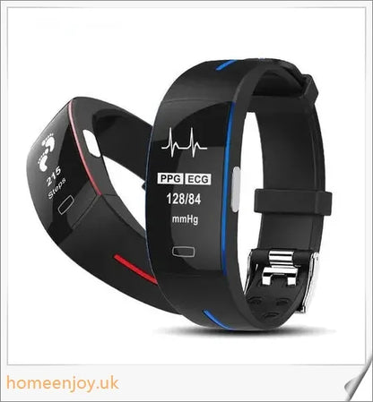 A modern, stylish blood pressure smart watch with heart rate monitoring capabilities