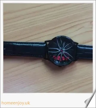 A stylish automatic movement watch with a waterproof, wheel-inspired design and a durable stainless steel case.