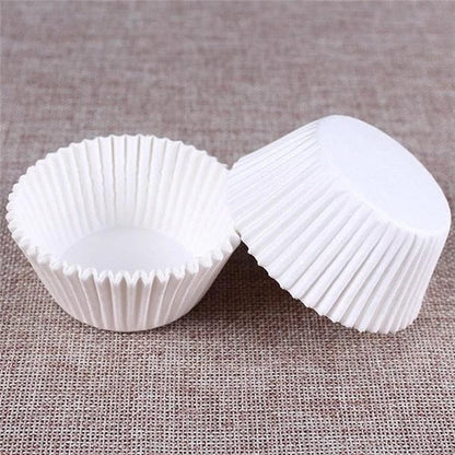 Colourful paper cupcake baking cups in a variety of vibrant shades, perfect for home baking and decorating