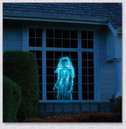 Halloween Holographic Projection - Spooky Holographic Display for Window Decor