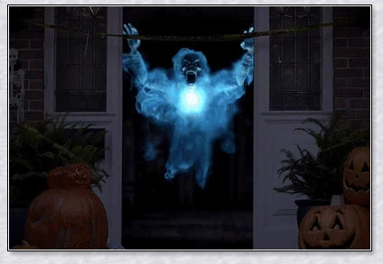 Halloween Holographic Projection - Spooky Holographic Display for Window Decor