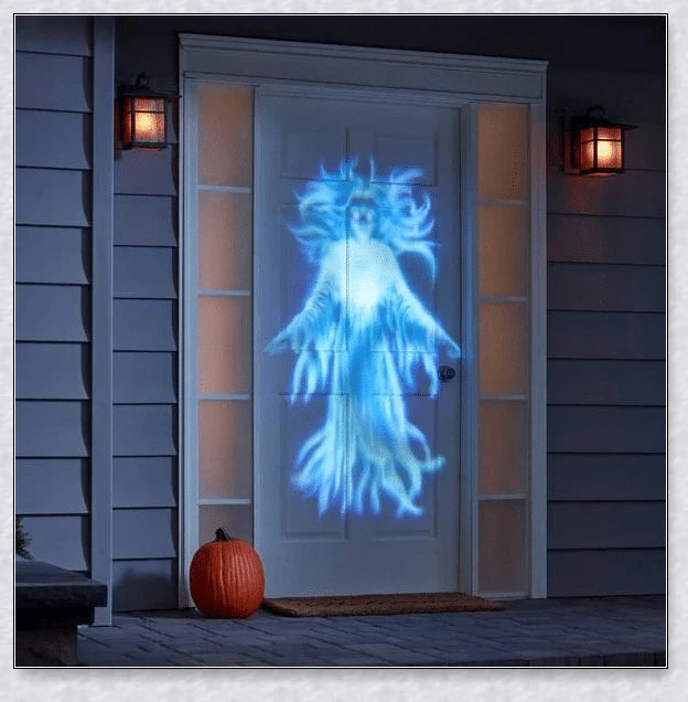 Halloween Holographic Projection - Spooky Holographic Display for Window Decor
