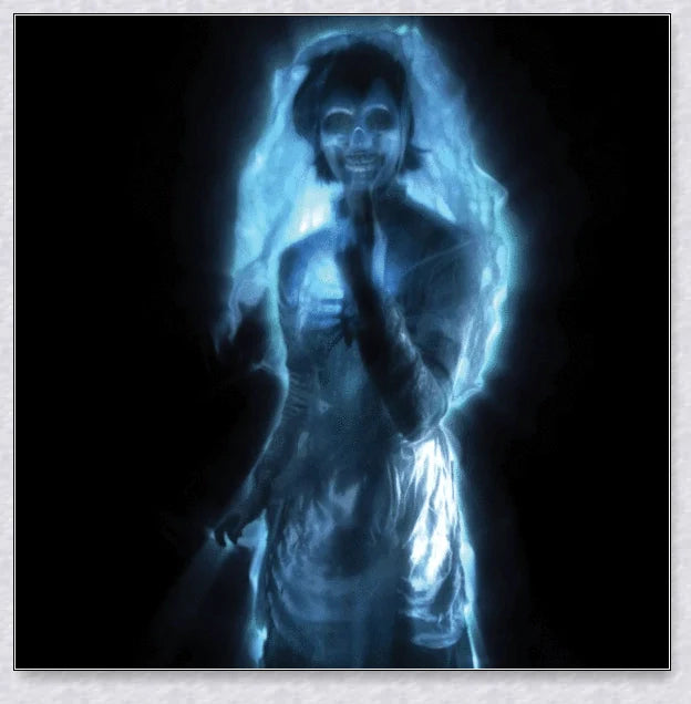 Halloween Holographic Projection - Spooky Holographic Display for Window Decor