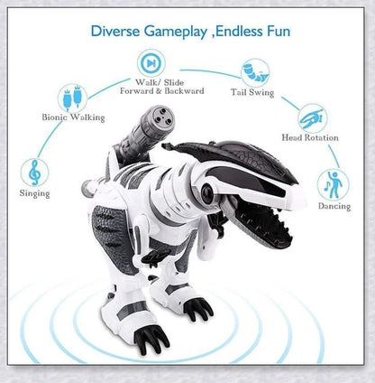 Intellisaur Remote Control Dinosaur Toy Robot for Kids - Interactive Electronic Pet RC Robot Toy