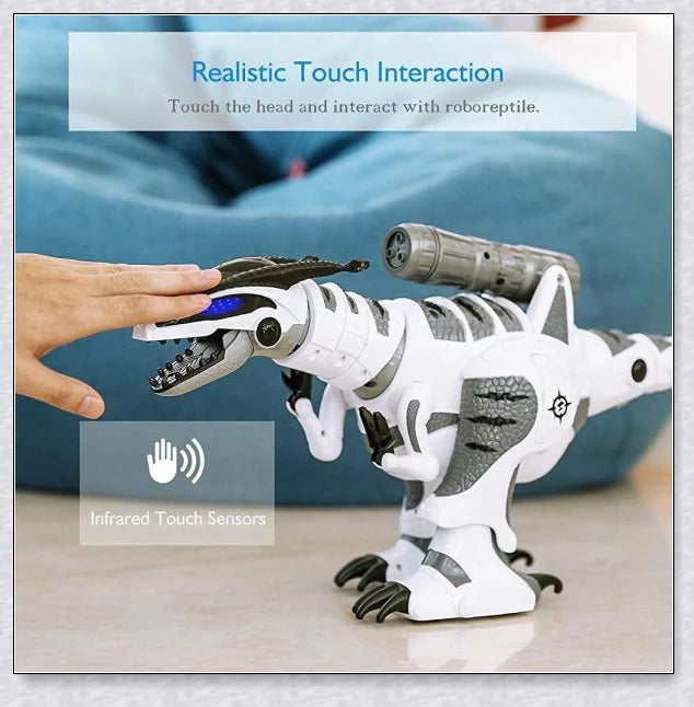 Intellisaur Remote Control Dinosaur Toy Robot for Kids - Interactive Electronic Pet RC Robot Toy