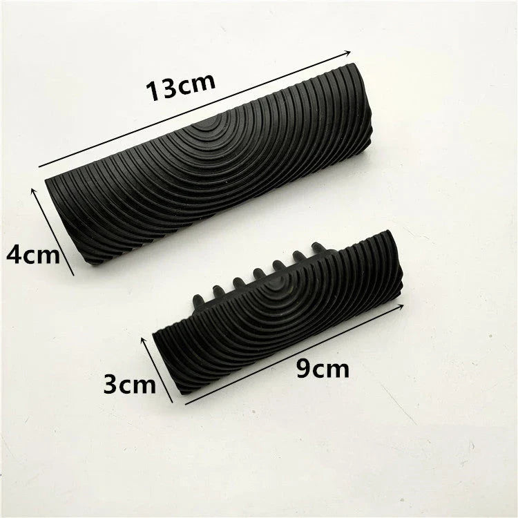 DIY Wood Graining Rubber Roller Set - Achieve a professional-looking wood grain effect on walls, doors, and furniture