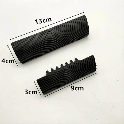 DIY Wood Graining Rubber Roller Set - Achieve a professional-looking wood grain effect on walls, doors, and furniture