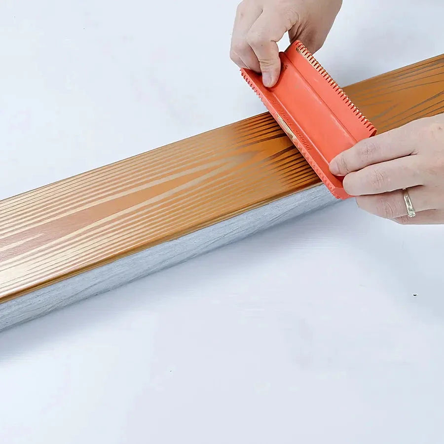 DIY Wood Graining Rubber Roller Set - Achieve a professional-looking wood grain effect on walls, doors, and furniture