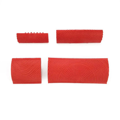 DIY Wood Graining Rubber Roller Set - Achieve a professional-looking wood grain effect on walls, doors, and furniture