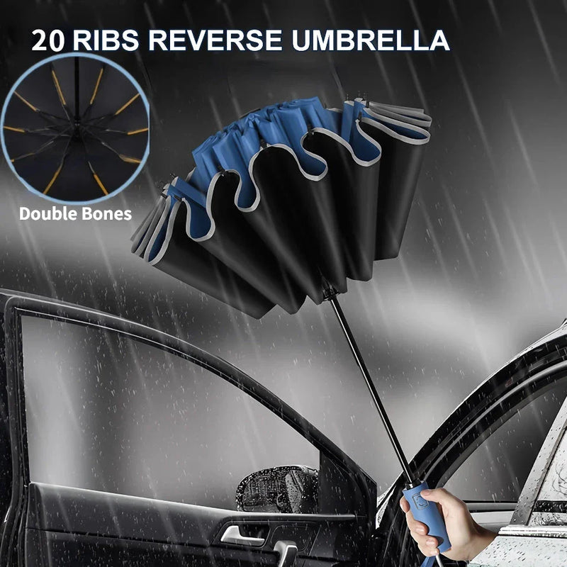 Homeenjoy UK Auto-Open Reverse Folding Umbrella