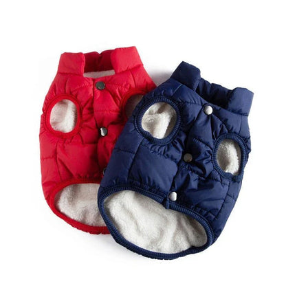Stylish and cosy cat's warm puffer vest for keeping your feline friend comfortable and fashionable