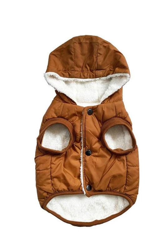 Stylish and cosy cat's warm puffer vest for keeping your feline friend comfortable and fashionable
