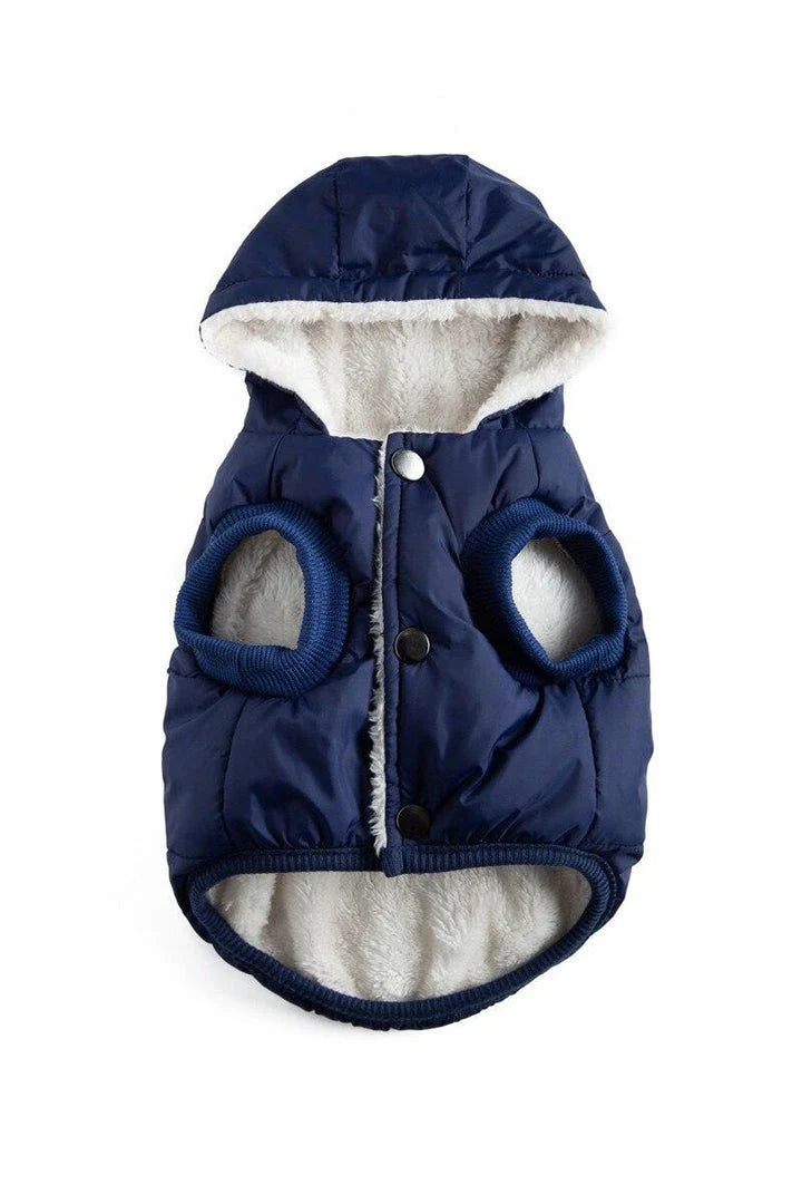 Stylish and cosy cat's warm puffer vest for keeping your feline friend comfortable and fashionable