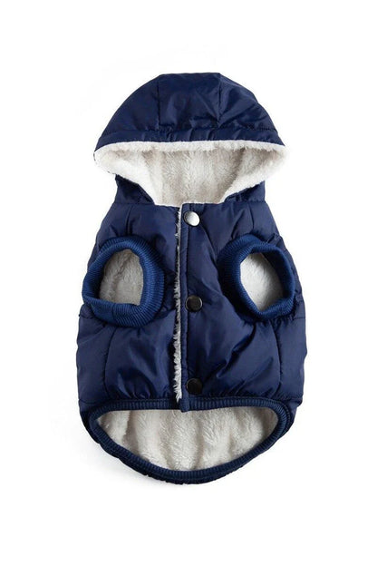 Stylish and cosy cat's warm puffer vest for keeping your feline friend comfortable and fashionable