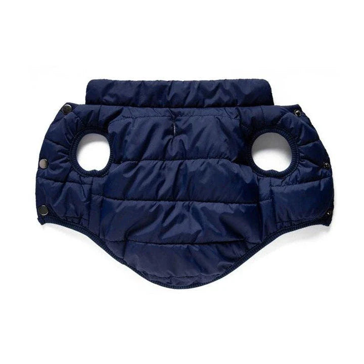Stylish and cosy cat's warm puffer vest for keeping your feline friend comfortable and fashionable