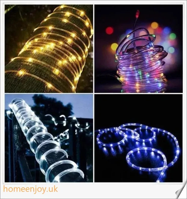 40ft solar-powered garden pathway light strips in use, illuminating a winding garden path with a warm, enchanting glow