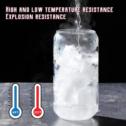 Stylish 18.6 oz glass cup with lid and straw in transparent design, perfect for iced coffee, bubble tea, and other cold beverages