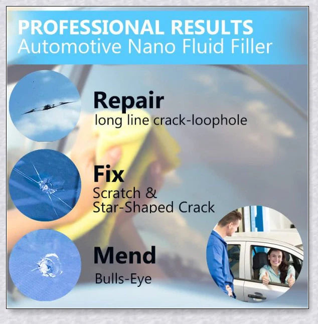 Homeenjoy UK Windshield Repair Kit - Crack Glass Repair Fluid