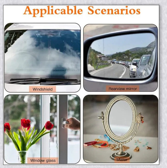 Windshield Repair Kit with Crack Glass Repair Fluid for easy DIY windshield repair