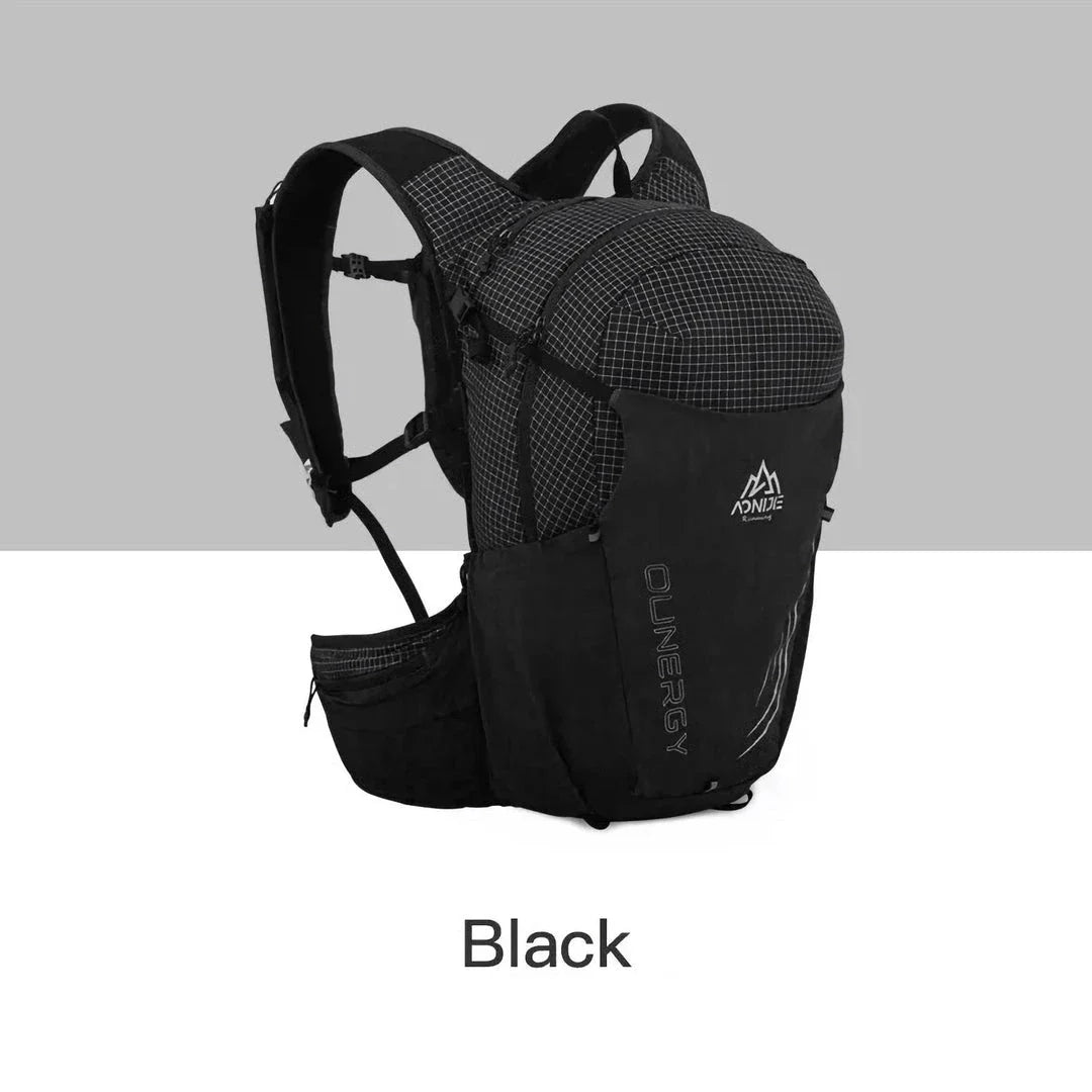 Trendha Hiking Backpack in blue colour, featuring an external frame design and multiple compartments for outdoor adventures.