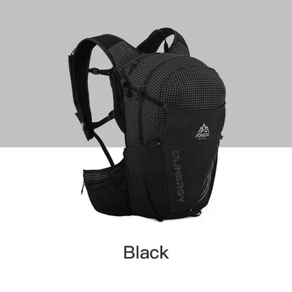 Trendha Hiking Backpack in blue colour, featuring an external frame design and multiple compartments for outdoor adventures.
