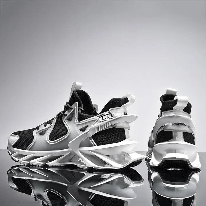 Breathable and stylish flying woven sneakers for men in a variety of colours and sizes