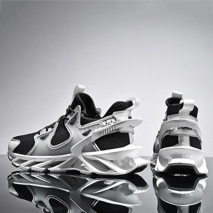 Breathable and stylish flying woven sneakers for men in a variety of colours and sizes